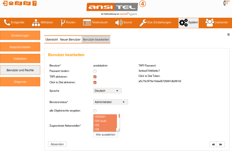 Abbildung Authentifizierung