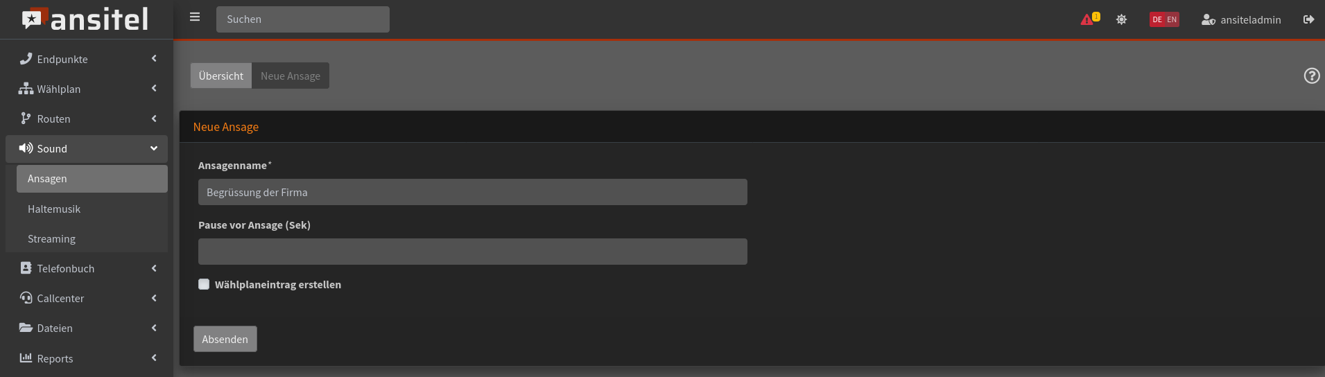 Abbildung ansagen/neue_ansage.jpg