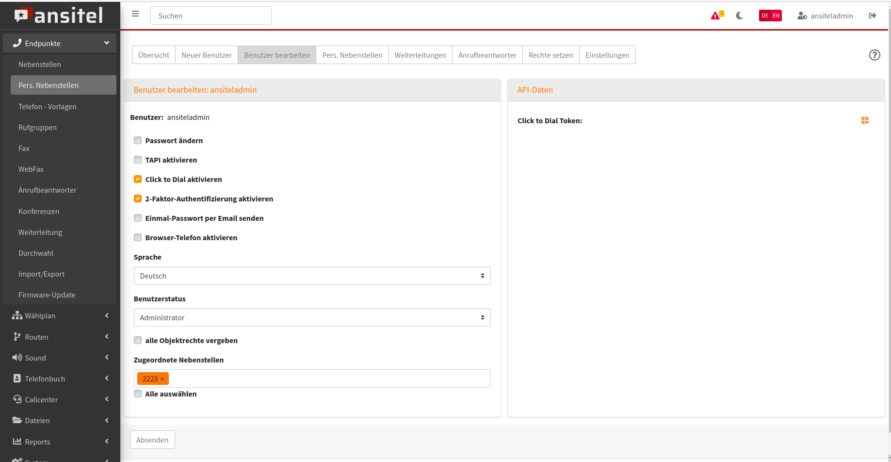 2-Faktor-Authentifizierung aktivieren
