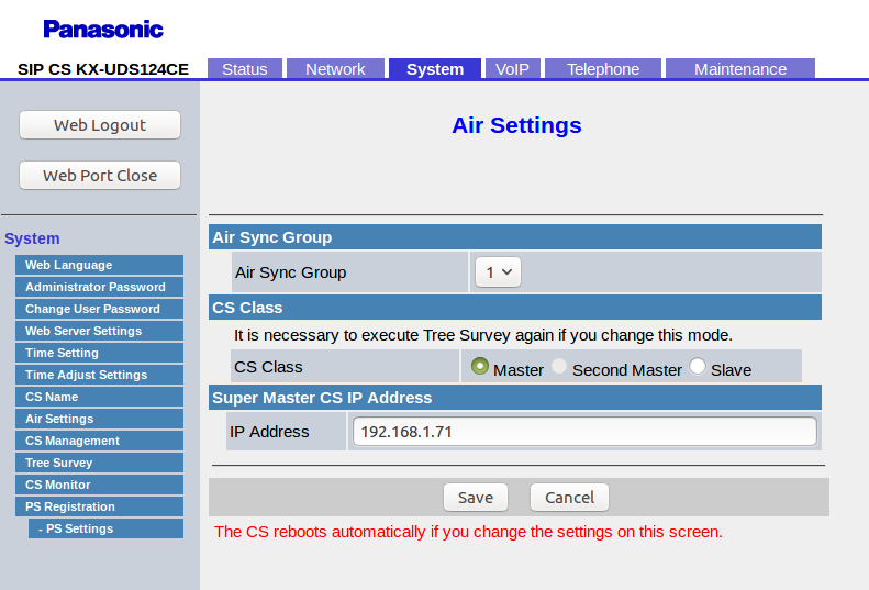 Abbildung dect_basis/panasonic_124_air_settings_master_ip_telanlage.png