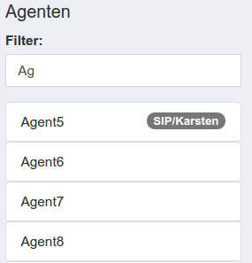 Agentenliste